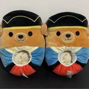 Squishmallow SLIPPERS Nutcracker Bear Braven Toddler Kids Size 11/12 Christmas